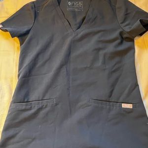 Figs Casma Dark Harbor Top XXS